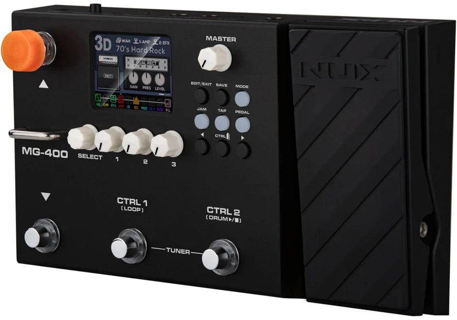 Pedal Procesador y Modelador Multiefectos para Guitarra y Bajo NUX MG-400
