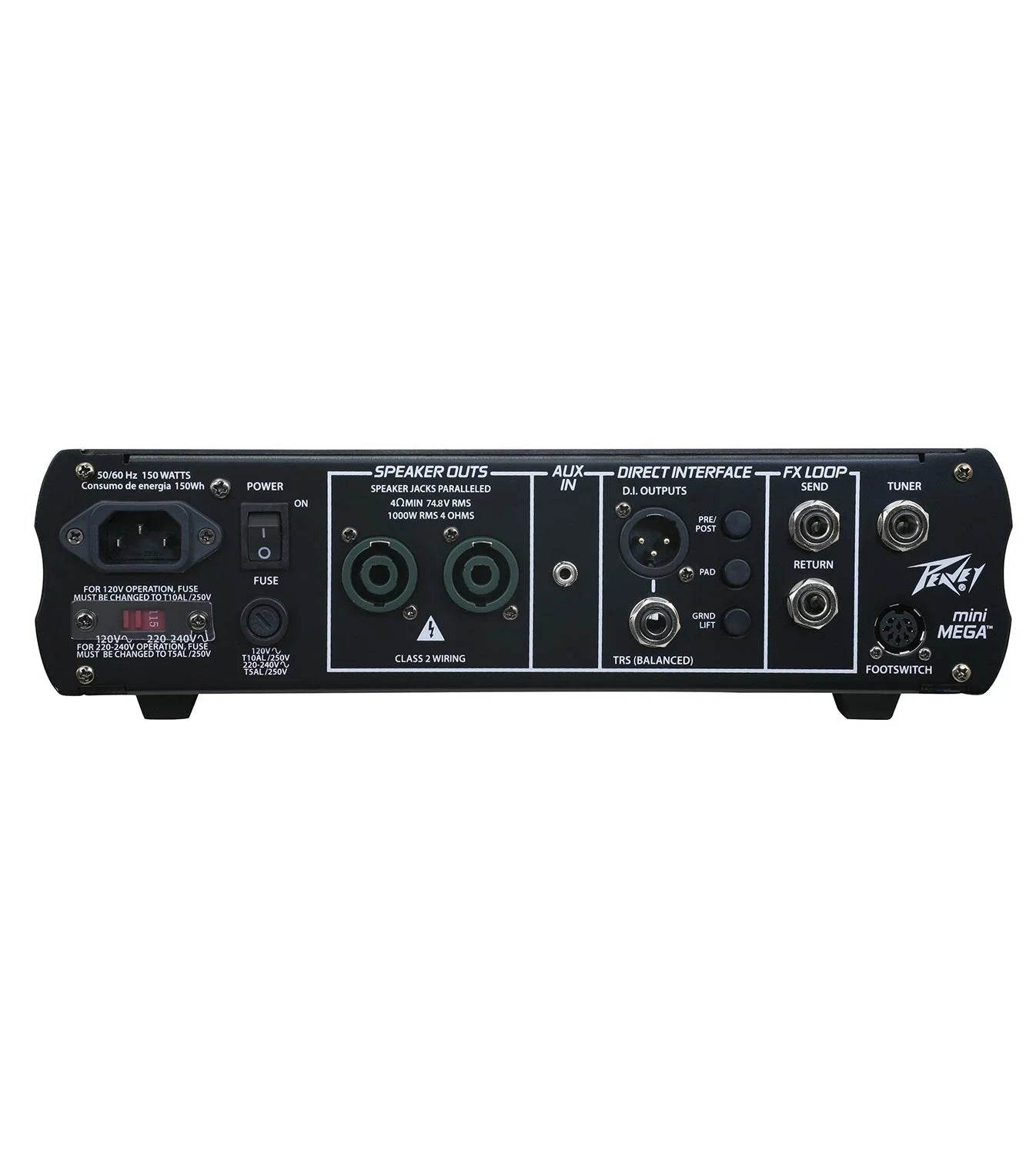 Cabezal para Bajo Eléctrico Peavey MINIMEGA