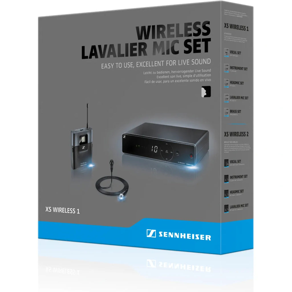 Micrófono Inalámbrico de Solapa Sennheiser XSW 1-ME2 | Sistema UHF Profesional para Conferencias, Presentaciones y Video