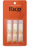 Paquete de 3 Cañas Saxofón Alto 3.0 RICO RJA0330 2 Paquetes