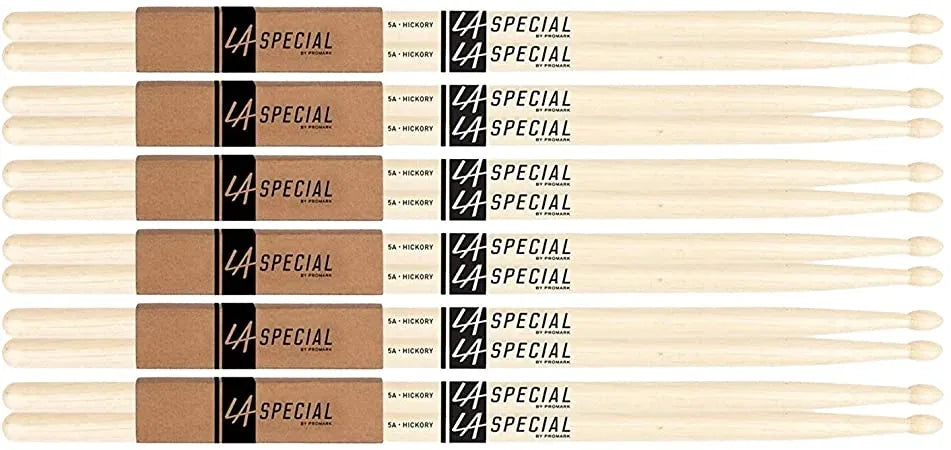 Paquete 6 Pares Baquetas L.A. Special LA5AW