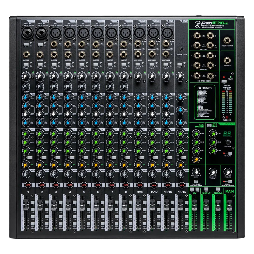 Mezcladora Mackie PROFX16 V3