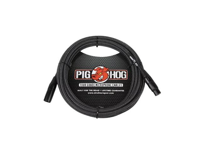 Cable Micrófono Pig Hog PHM10BKW