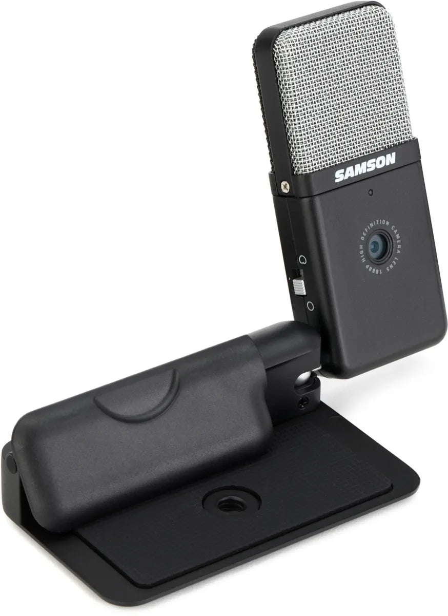 Micrófono de Condensador USB Samson Go Mic Video SAGOMICVID para Streaming, Podcast y Videollamadas