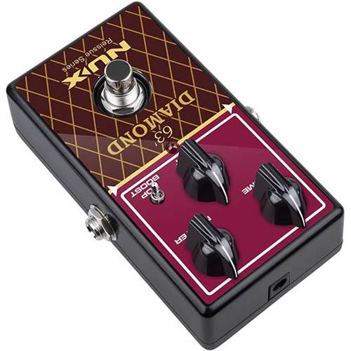 Pedal Overdrive/Preamp Analógico Nux 63’ Diamond NRO-6