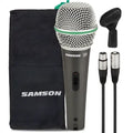 Micrófono Dinámico Samson Q4 Profesional Cardioide con XLR para Voz, Canto y Presentaciones en Vivo