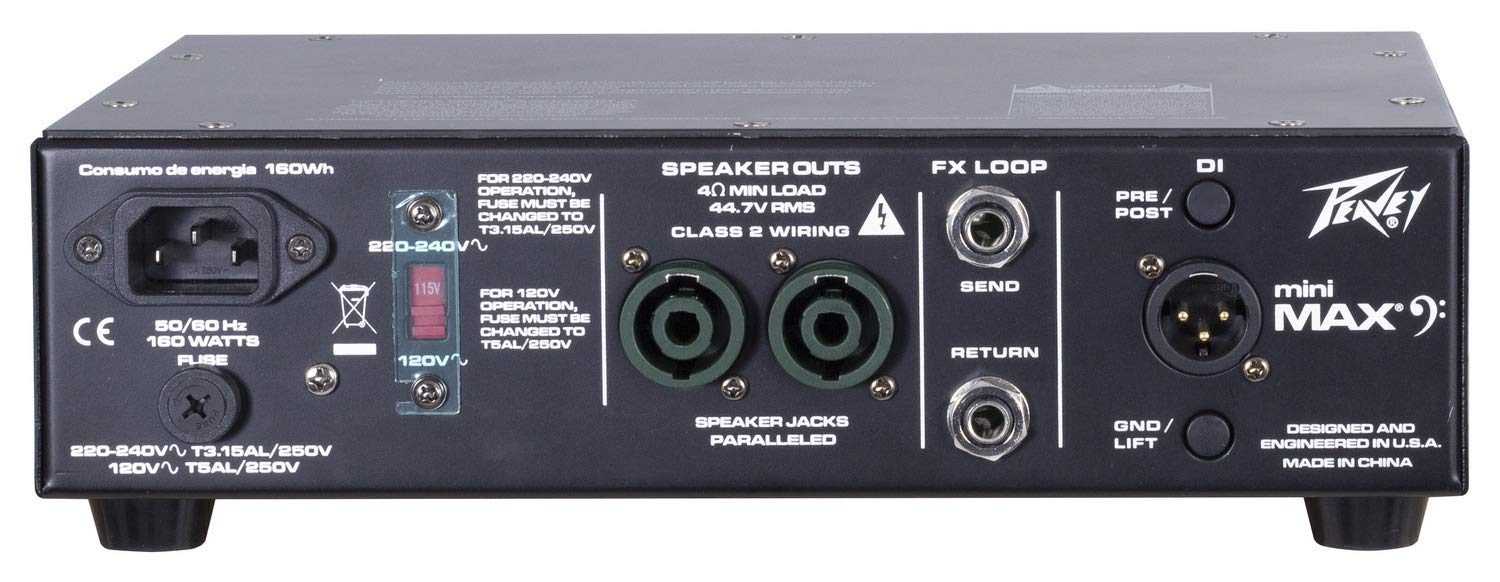 Cabezal para Bajo Eléctrico Peavey MINIMAX