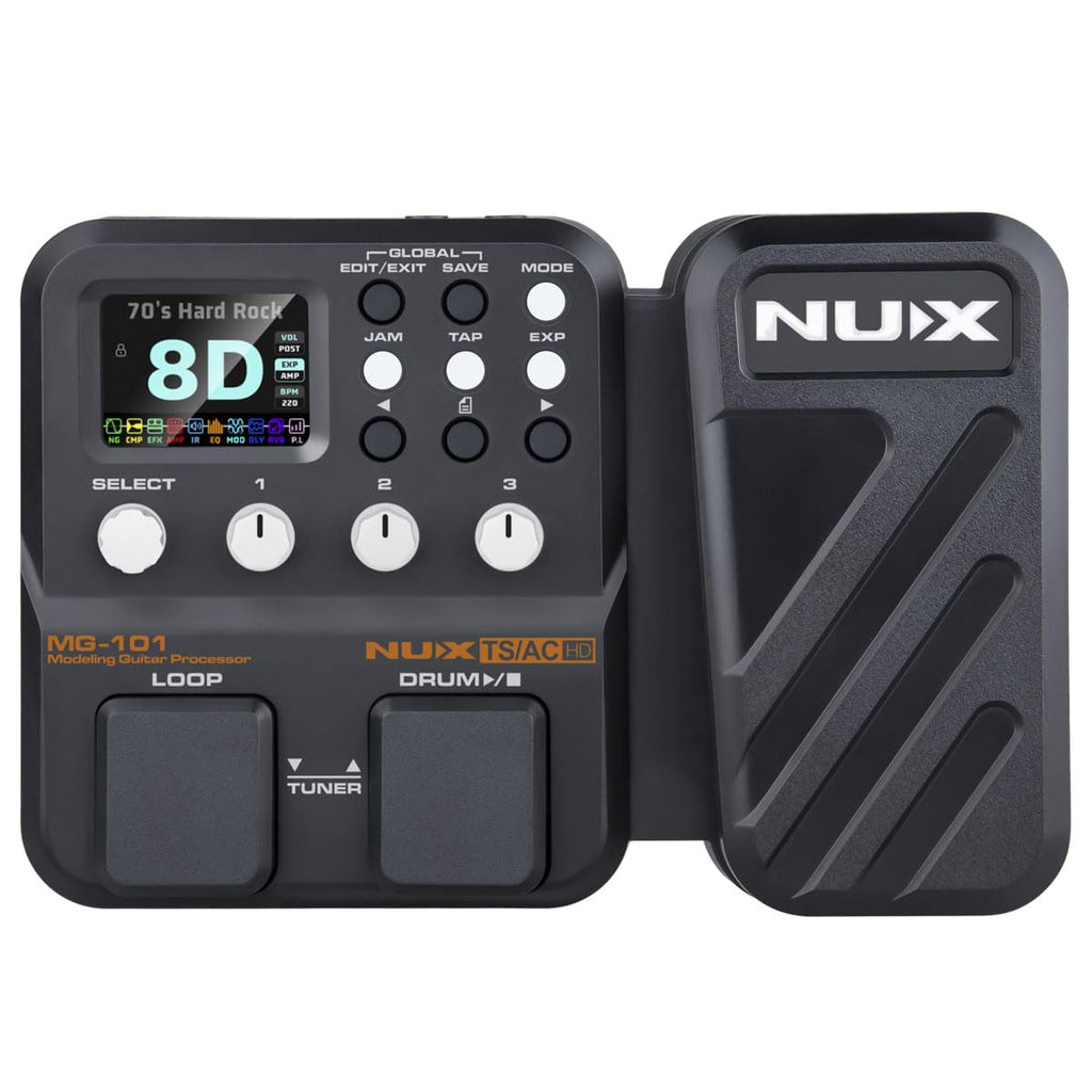 Pedalera Digital Multiefectos Nux MG-101
