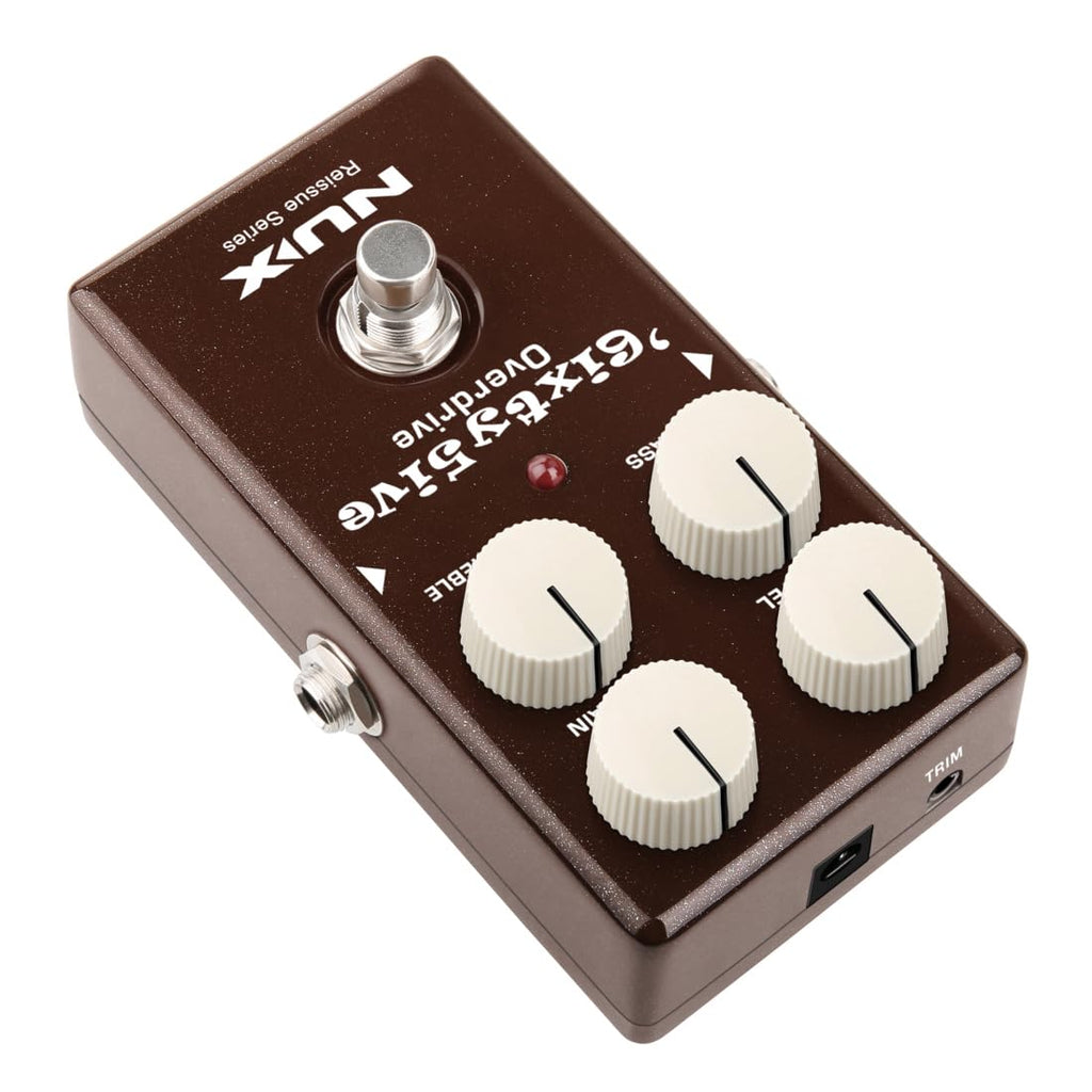 Pedal Overdrive Analógico Nux 6ixty5ive