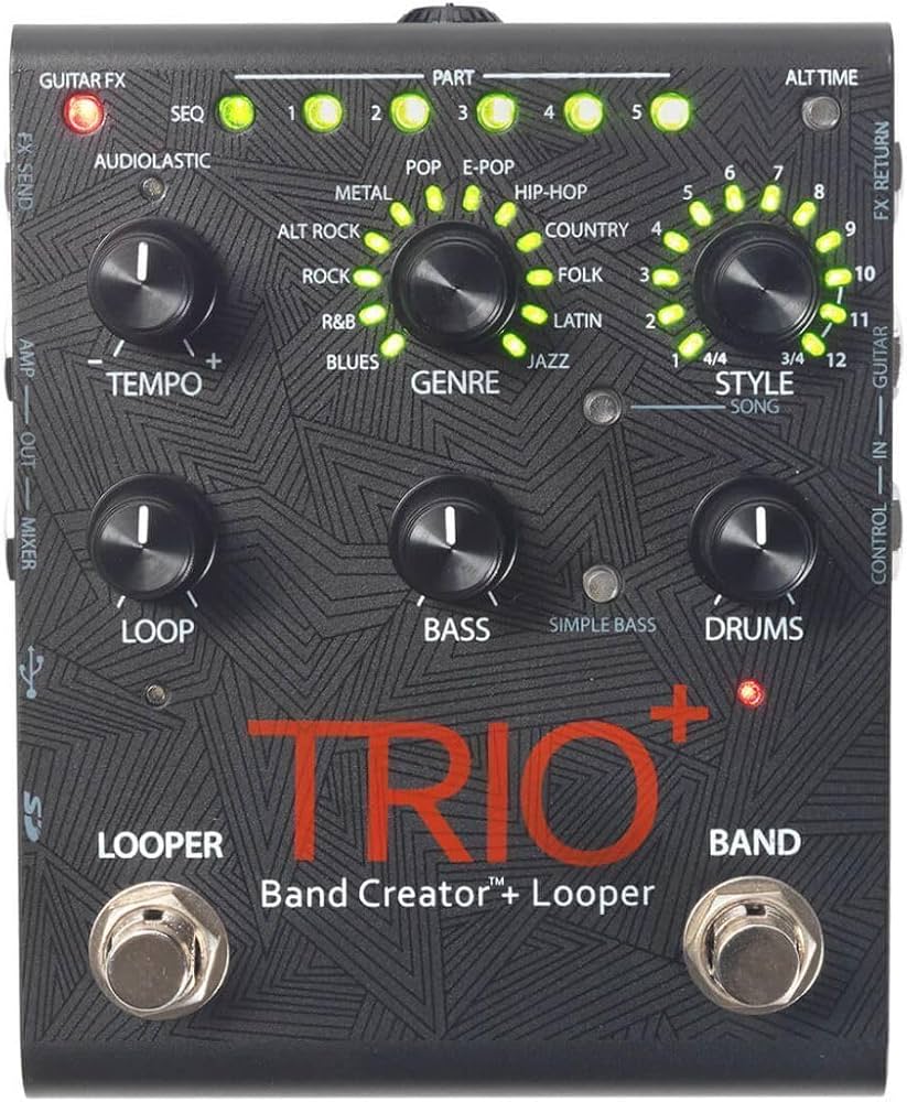 Pedal Band Creator + Looper DigiTech TRIO+