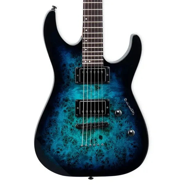 Guitarra Eléctrica LTD M-200DX NT Blue Burst