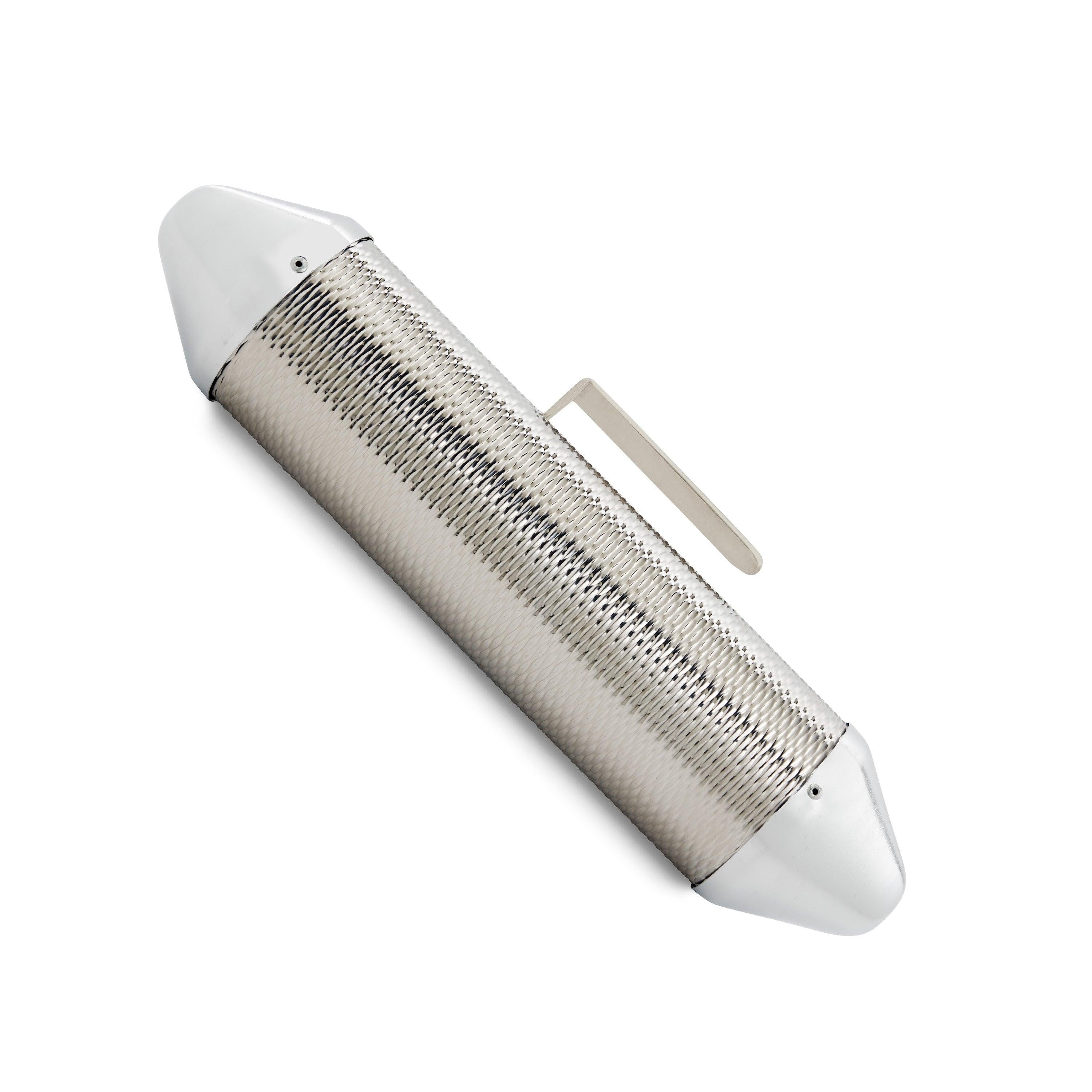 Güiro Torpedo Grande Latin Percussion LP306A con Raspador LP335 | Güiro y Shaker Profesional de Acero Inoxidable