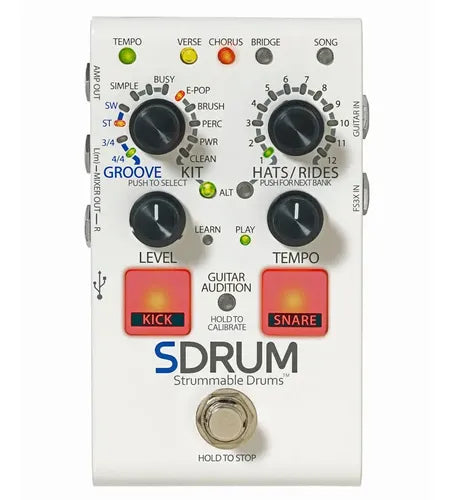 Pedal Generador de Ritmos Digitech SDRUM