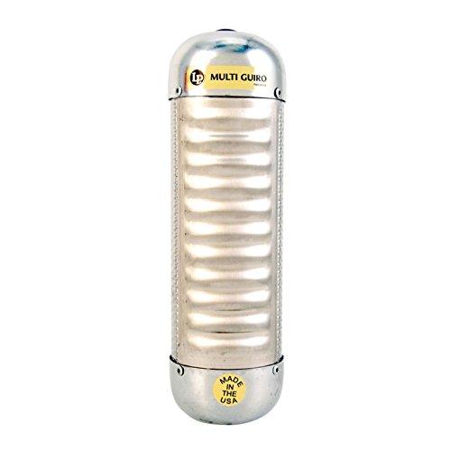 Güiro Multiuso Latin Percussion LP452 Multi Güiro con Raspador | Güiro y Shaker Profesional de Acero Inoxidable