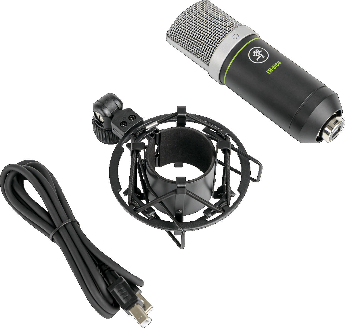 Micrófono Condensador USB Mackie EM-91CU+ Profesional de Estudio para Podcast, Streaming y Grabación Vocal