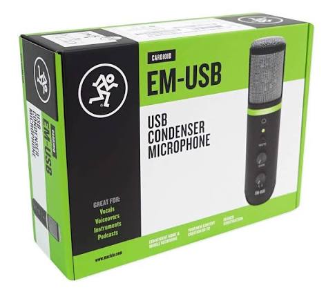 Micrófono Condensador Mackie EM-USB