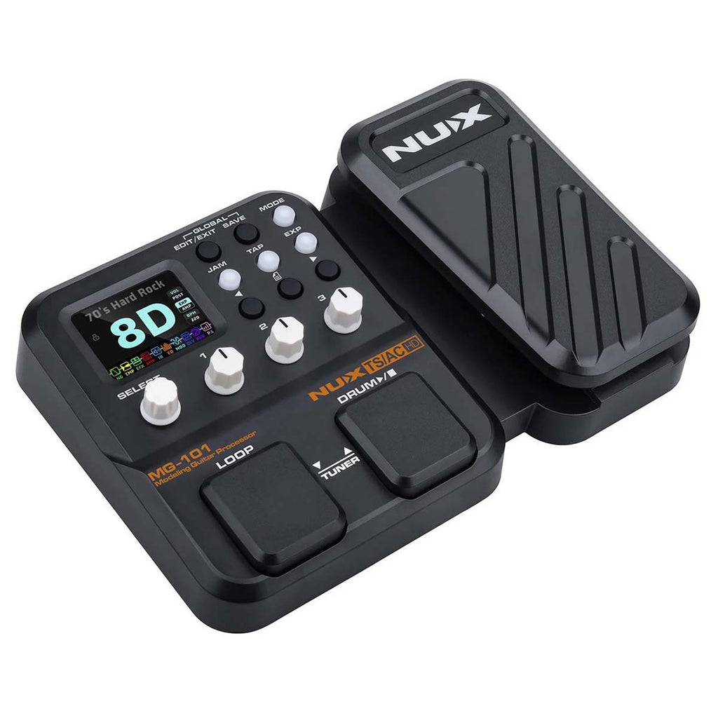 Pedalera Digital Multiefectos Nux MG-101
