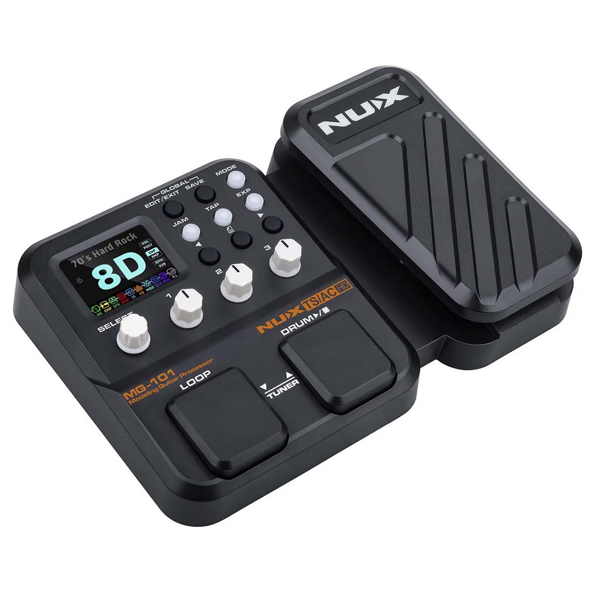 Pedalera Digital Multiefectos Nux MG-101