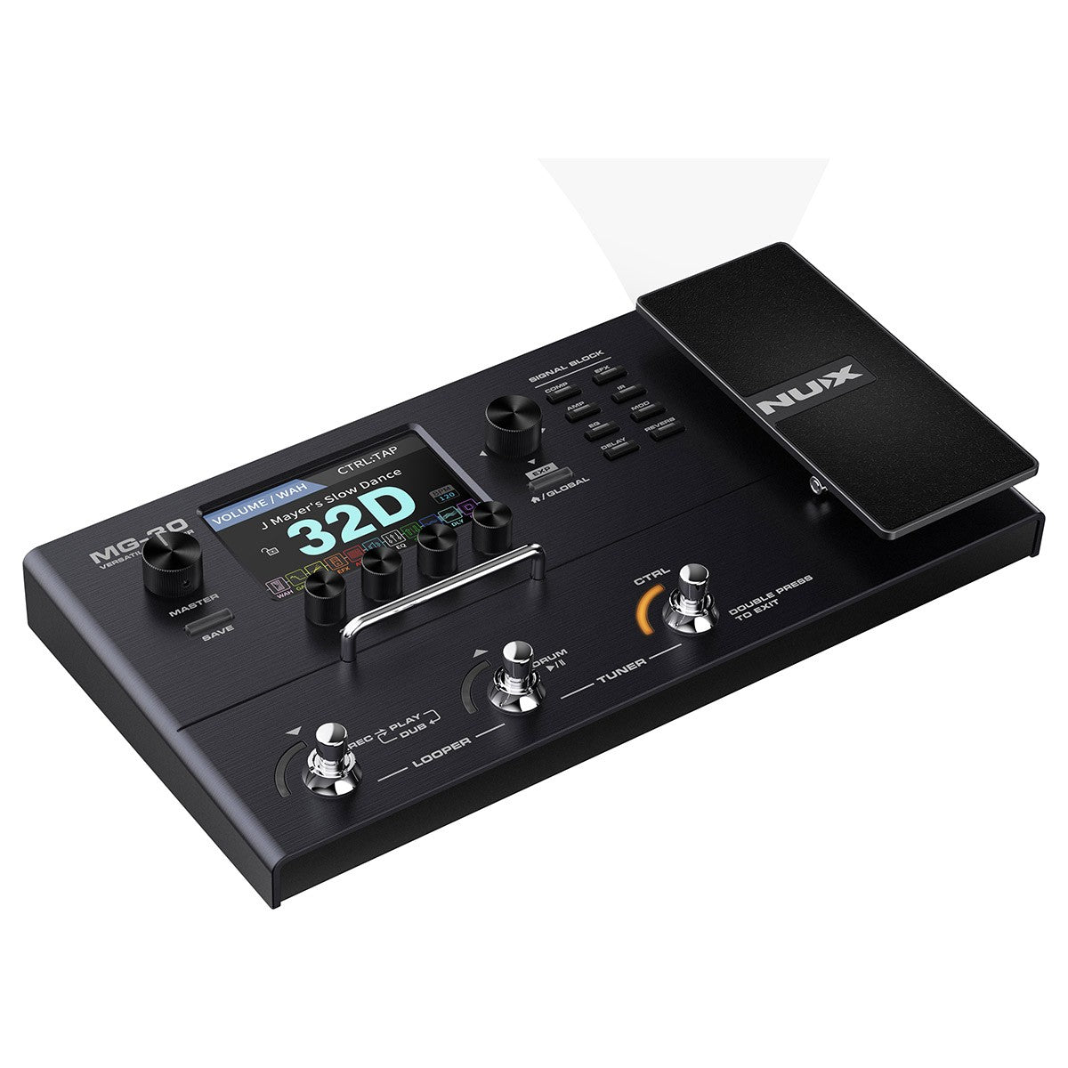 Pedal Procesador de Modelado y Multiefectos de Guitarra Nux MG-30