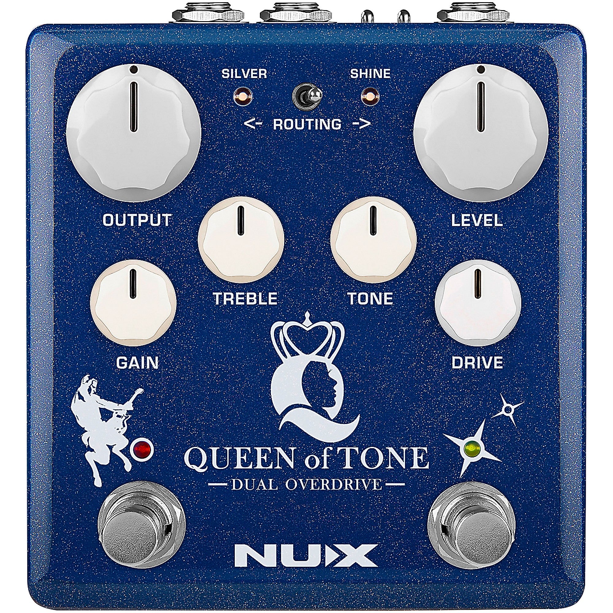 Pedal Dual Drive Queen Of Tone Nux NDO-6