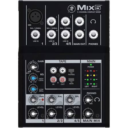 Mezcladora Analógica Mackie MIX5