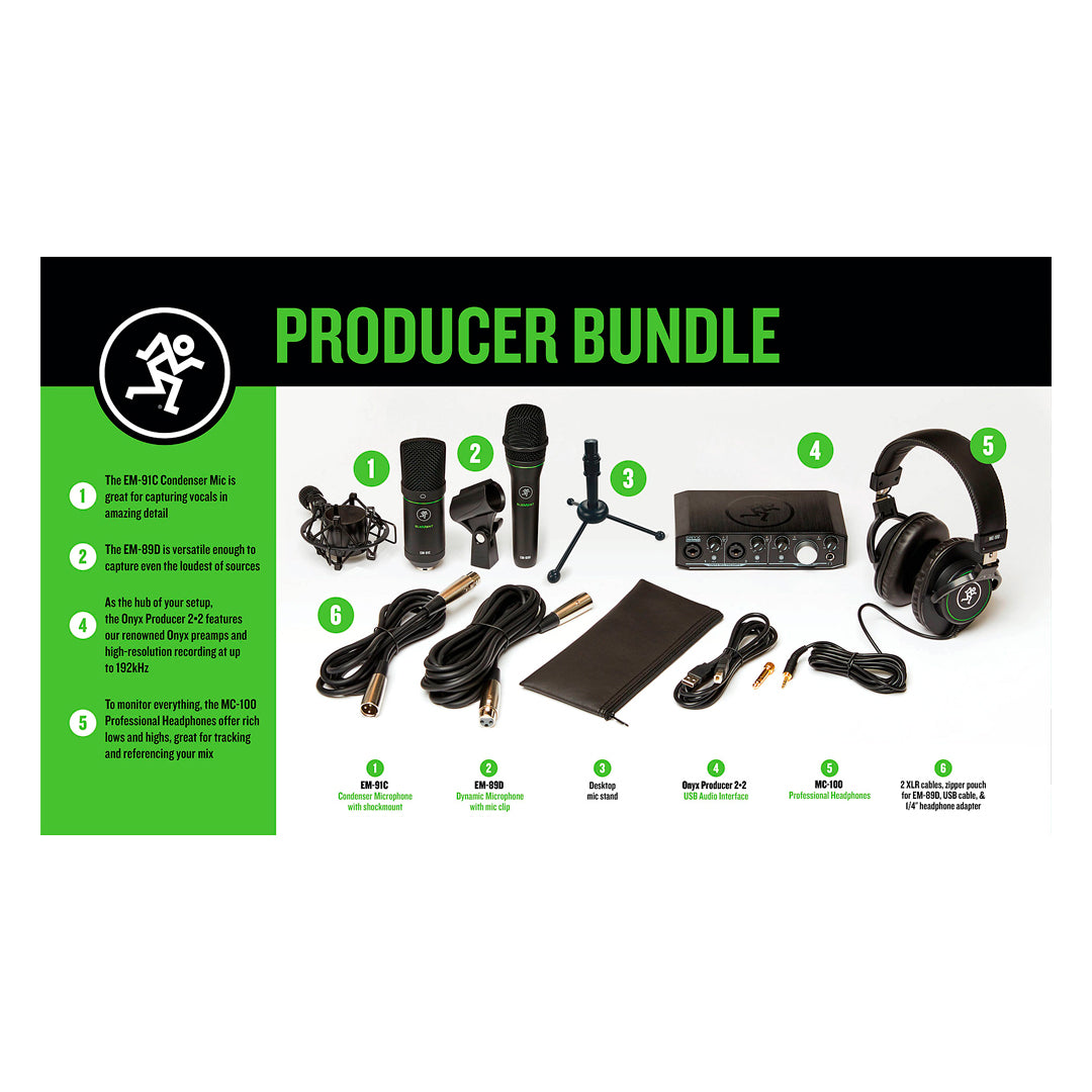 Kit de Grabación Mackie Performer Bundle