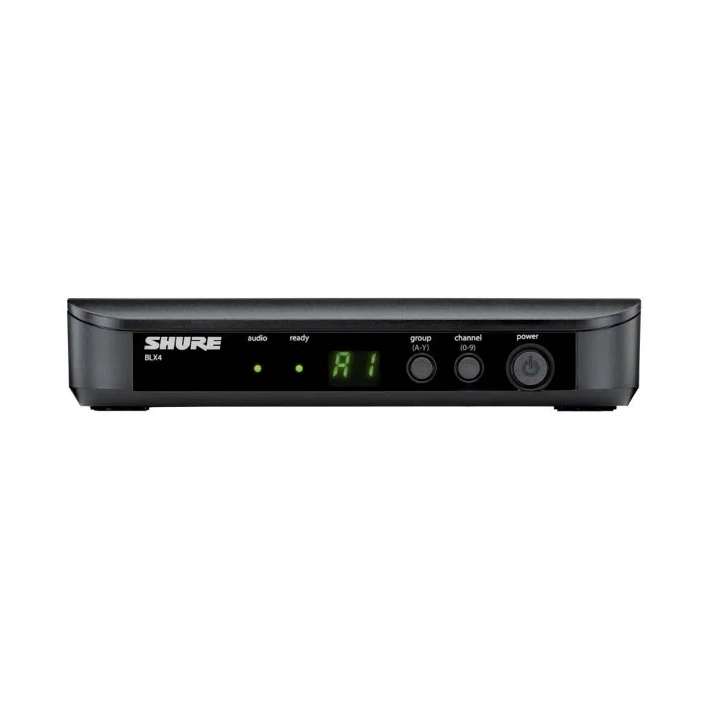 Micrófono Vocal Inalámbrico Shure BLX24/PG58 UHF Profesional con Receptor BLX4 para Voz, Conferencias y Eventos