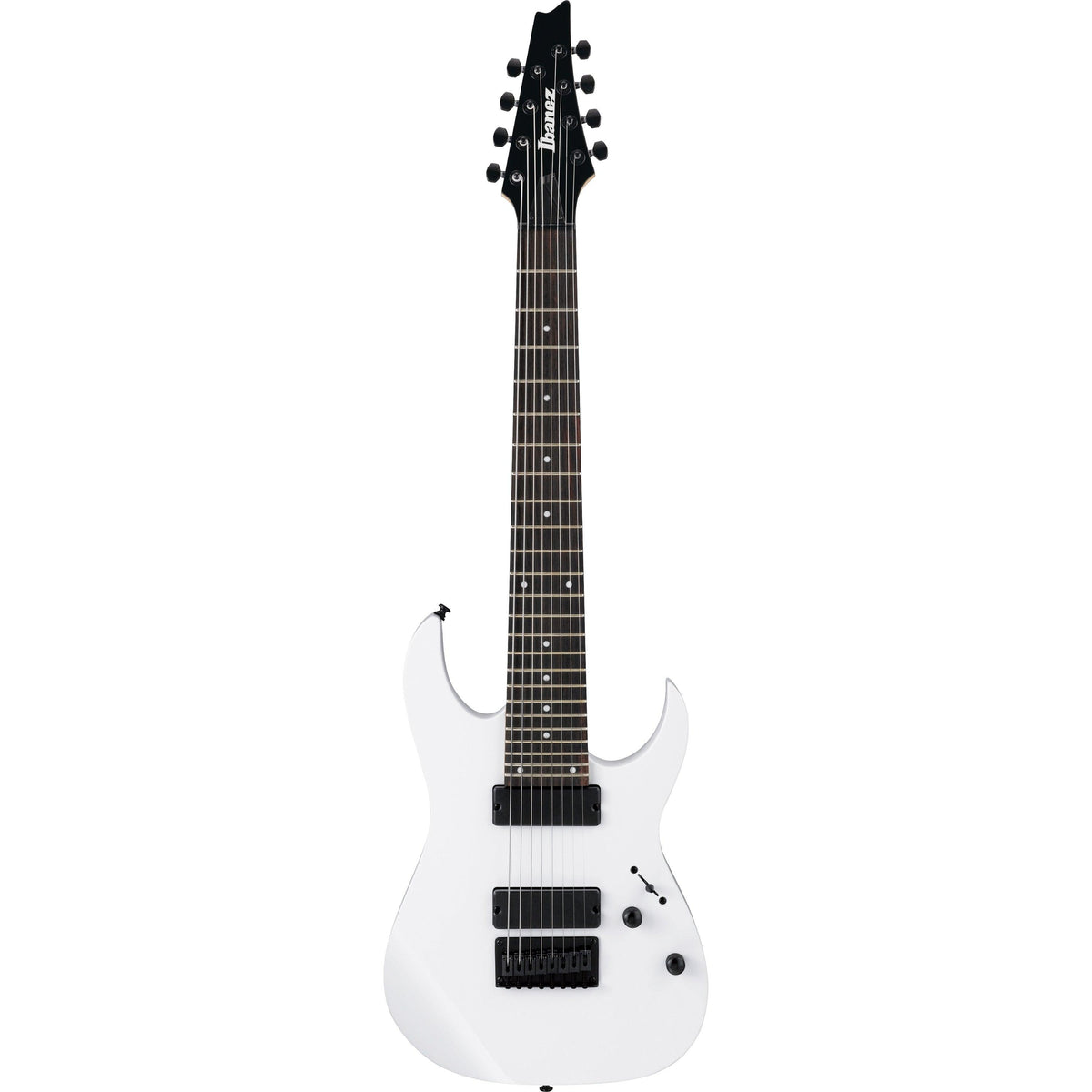 Guitarra Eléctrica de 8 Cuerdas Blanca Ibañez RG8WH