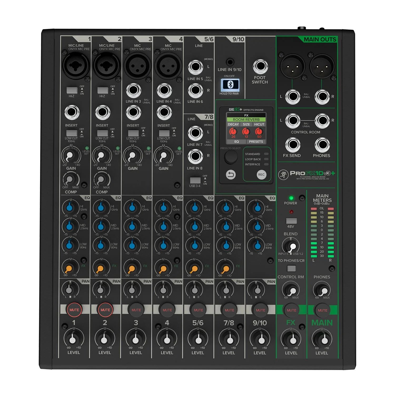 Mezcladora Analógica Mackie PROFX12 V3