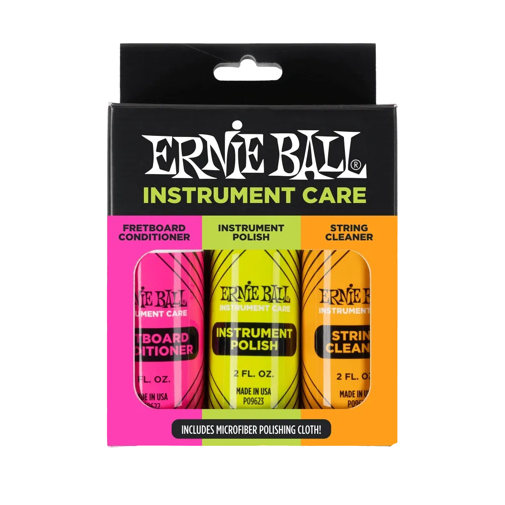 Kit de Mantenimiento Completo para Guitarra Ernie Ball 4225 | Limpieza y Cuidado Profesional
