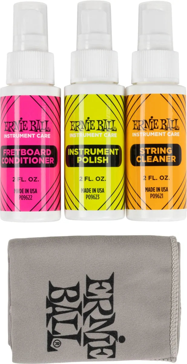 Kit de Mantenimiento Completo para Guitarra Ernie Ball 4225 | Limpieza y Cuidado Profesional