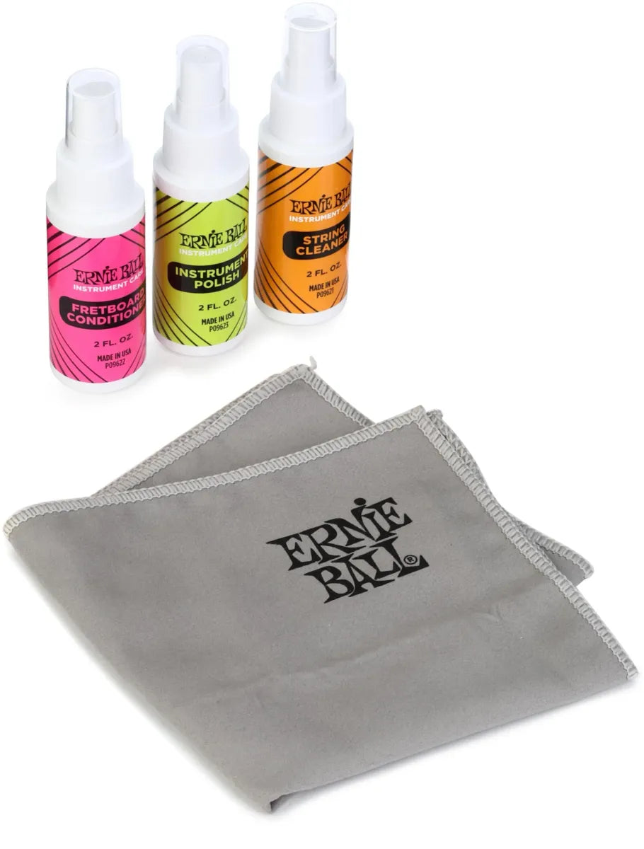 Kit de Mantenimiento Completo para Guitarra Ernie Ball 4225 | Limpieza y Cuidado Profesional