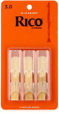 Paquete de 3 Cañas Clarinete 3.0 RICO RCA0330 2 Paquetes