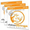 Encordadura Acero Rhino ELITE SERIES 3 Juegos RGS-A02