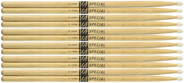 Paquete 6 Pares Baquetas L.A. Special LA5AN 6x5