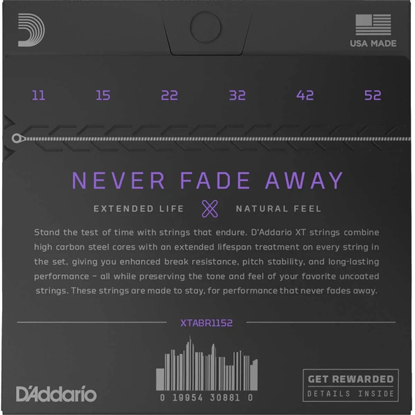 Encordadura Guitarra Electroacústica D'Addario XTAPB1152
