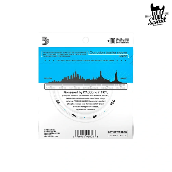 Cuerdas para Bajo Acústico D'addario EPBB170
