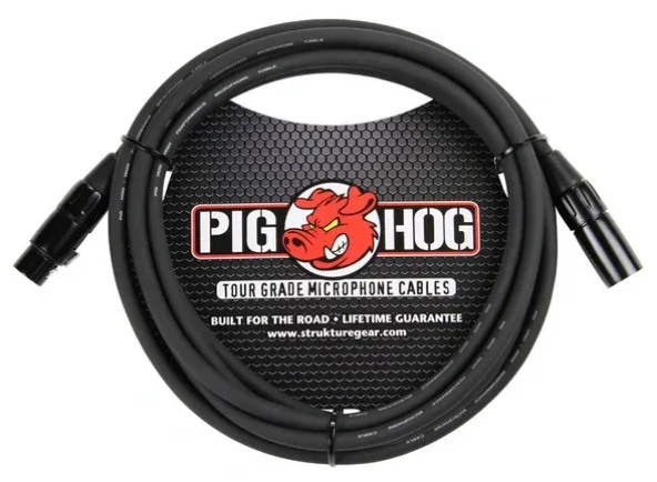 Cable para Micrófono XLR 10 ft Pig Hog PHM10