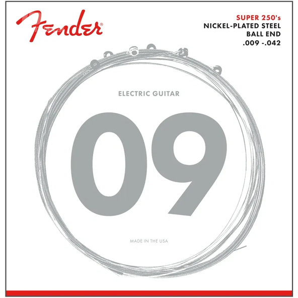 Encordadura Guitarra Eléctrica Fender Super 250's 0730250403 2 Juegos