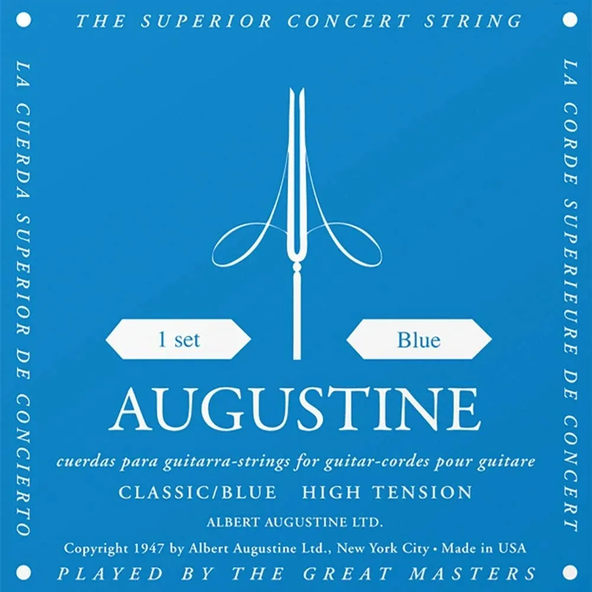 Encordadura Guitarra Clásica Augustine Blue 525A