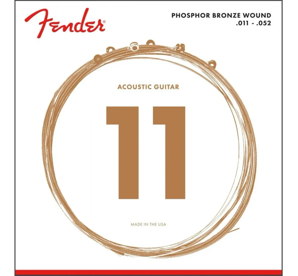 Cuerdas Guitarra Electroacústica Fender 0730060405 2Juegos