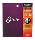 Cuerdas Guitarra Acústica 11/52 Elixir 16027