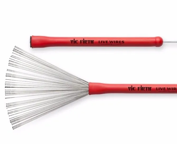 Escobetillas Metálicas Vic Firth Live Wires LW