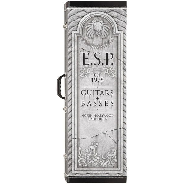 Guitarra Eléctrica LTD Kirk Hammett Firma White Zombie con Estuche LKHWZ