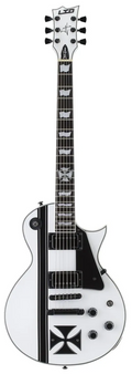 Guitarra Eléctrica LTD Iron Cross James Hetfield con Estuche LIRONCROSSSW
