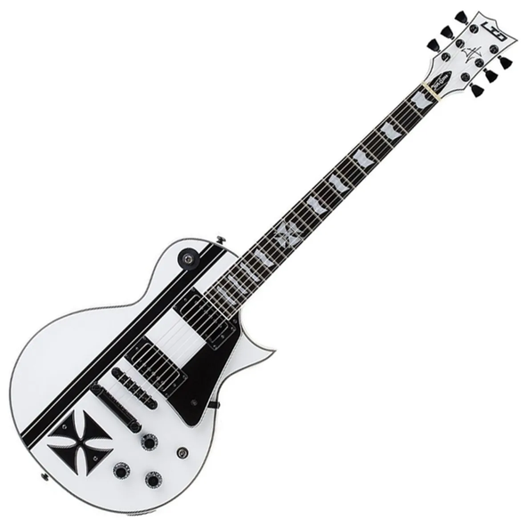 Guitarra Eléctrica LTD Iron Cross James Hetfield con Estuche LIRONCROSSSW