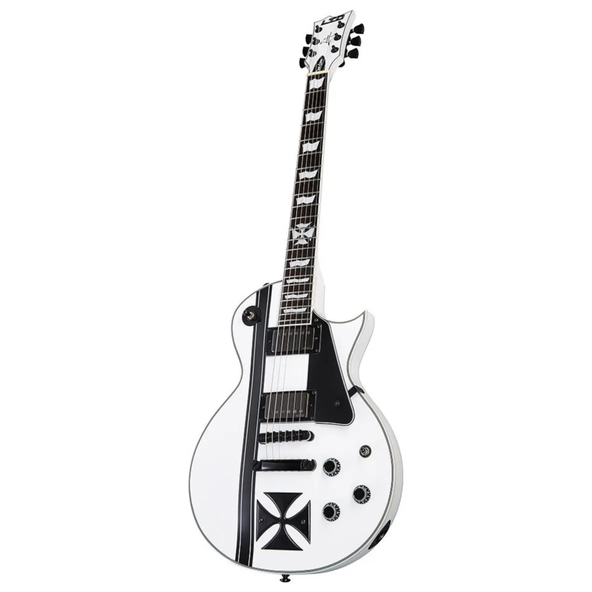 Guitarra Eléctrica LTD Iron Cross James Hetfield con Estuche LIRONCROSSSW