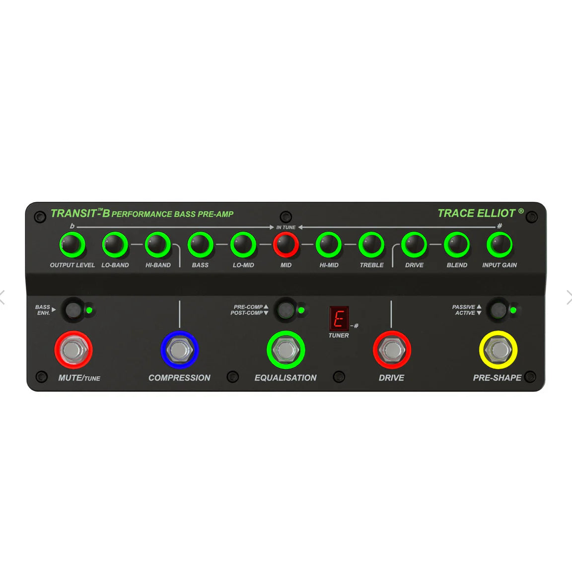 Preamplificador Profesional y Procesador de Efectos Trace Elliot Transit B