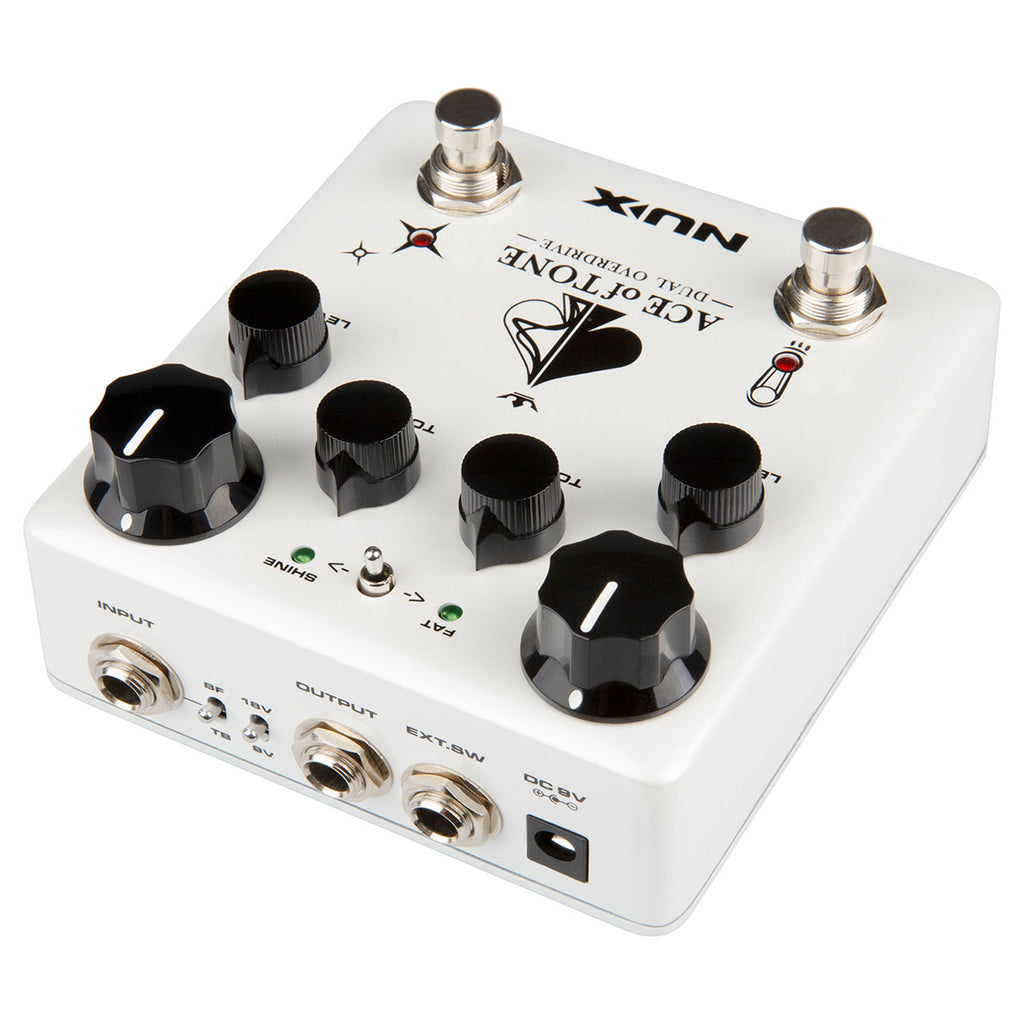 Pedal Dual Overdrive Ace of Tone Nux NDO-5