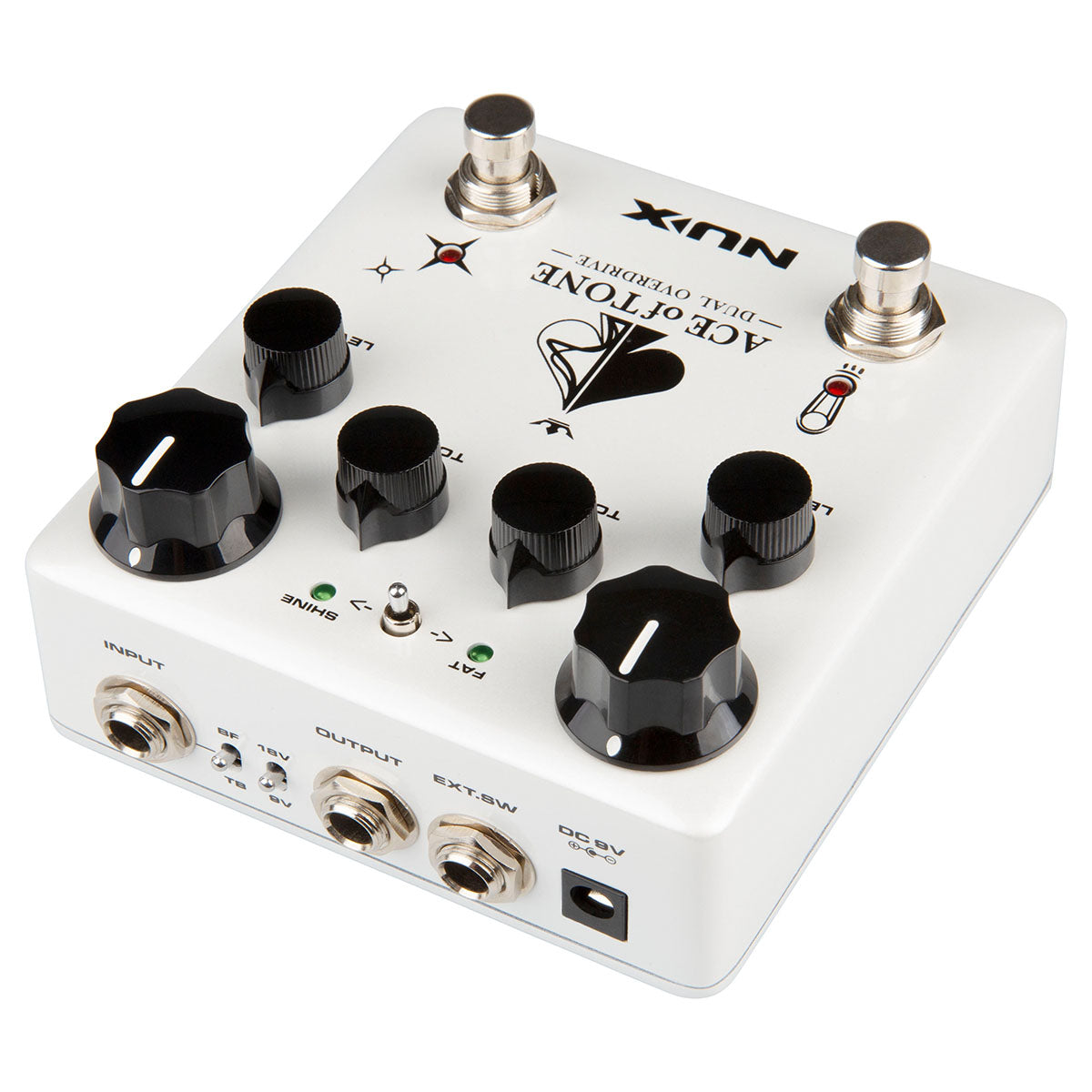 Pedal Dual Overdrive Ace of Tone Nux NDO-5